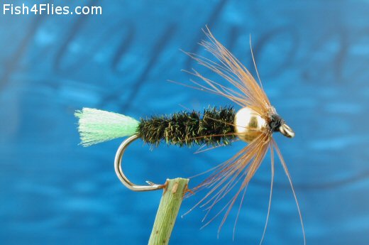 Golden Nugget Stick Fluo Green Fly