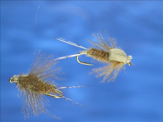 Brown CDC Skimming Nymph