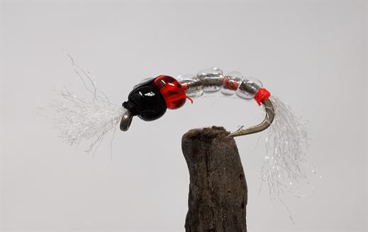 Silver and Red Bead Buzzer