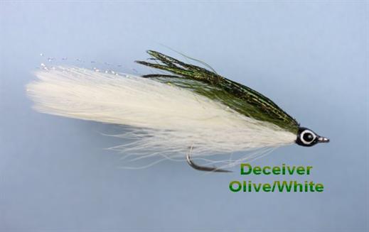 Olive and White Deceiver