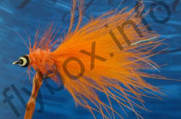 Palmered Eyed Dog Nobbler Orange