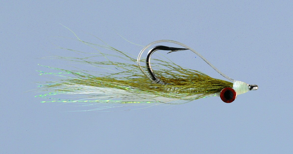 Deep Minnow Olive and White