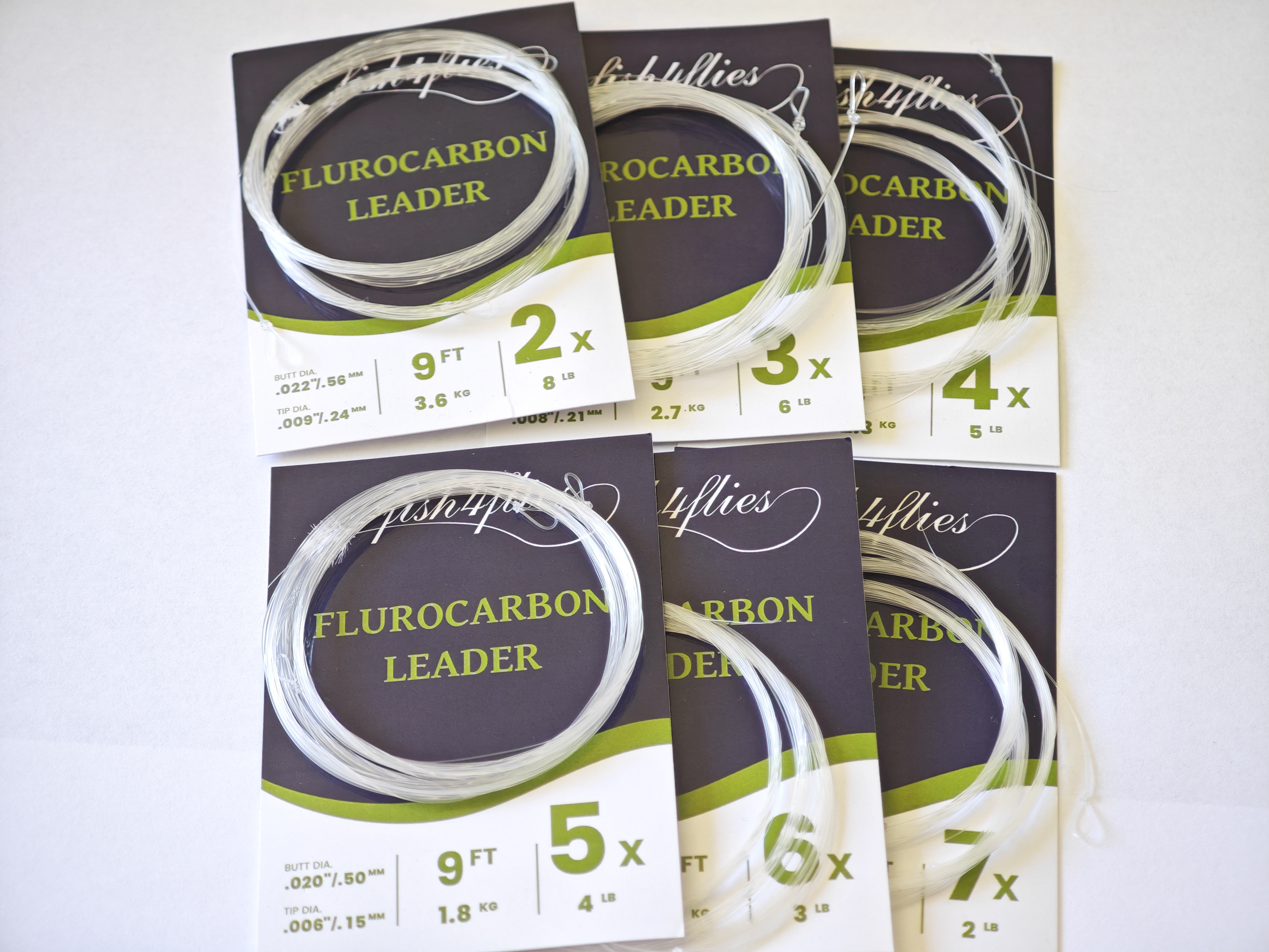 Fluorocarbon Tapered Leader 3 Pack