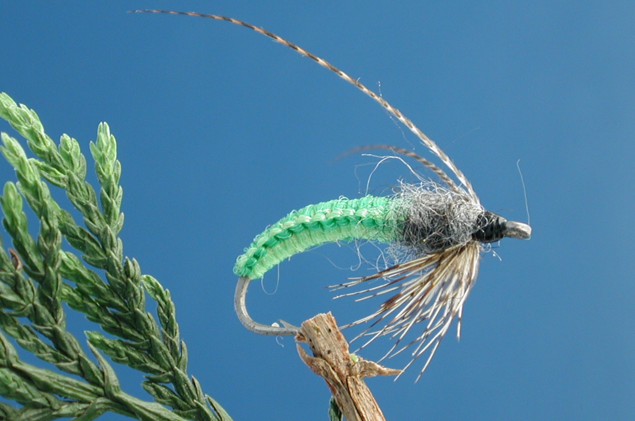Crocheted Caddis Pupa